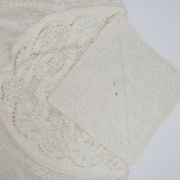 Quaker Lace vintage lace table set 12 pieces - Picture 6 of 13